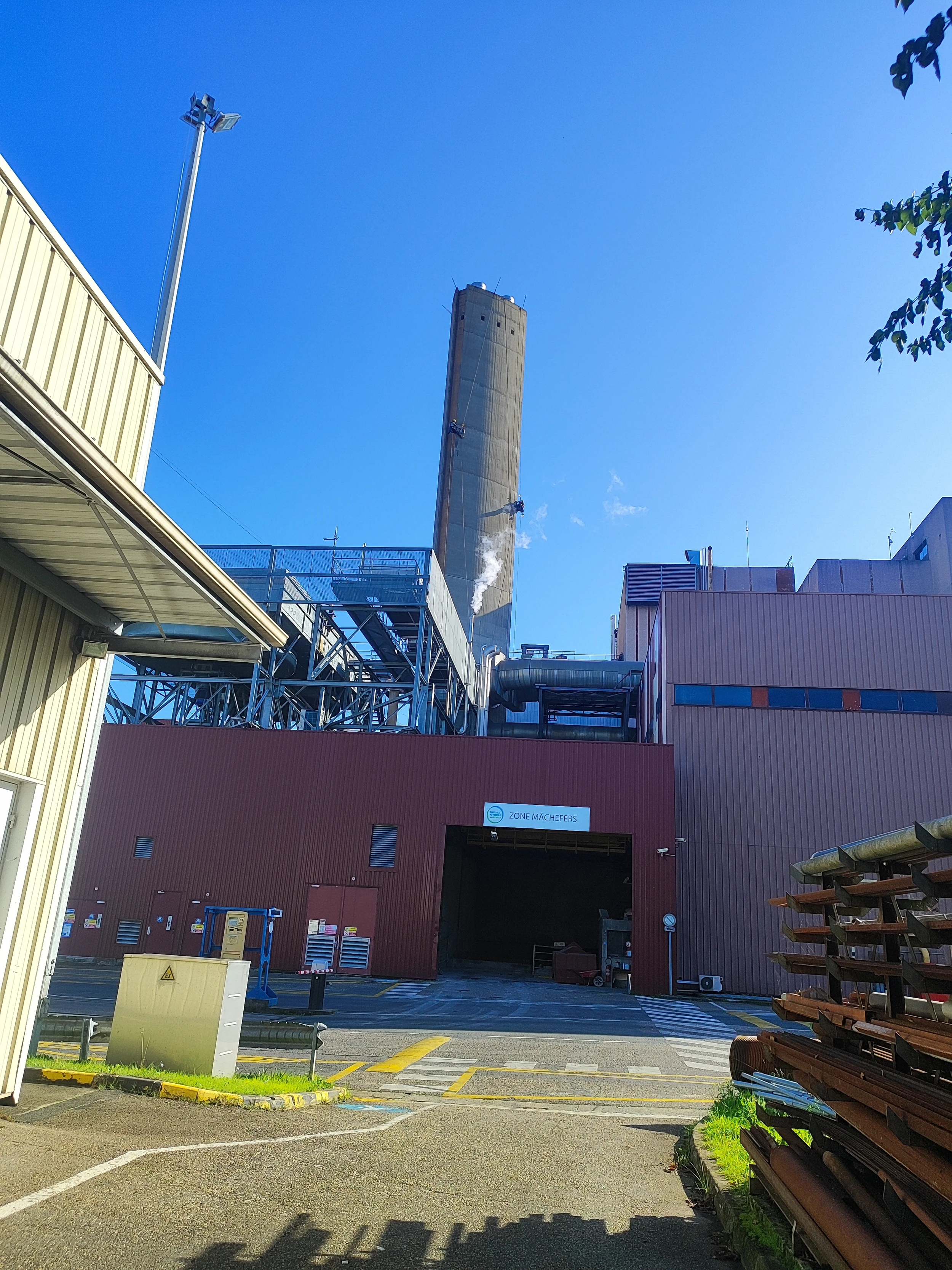 Intervention de cordistes MS Access pour une jolie cheminée chez DSA AQUITAINE à Cenon (industrie) – 11